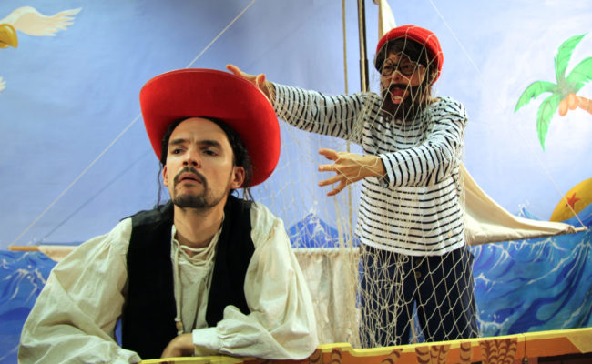 Ramon et Binocle, pirates, cie du dromadaire, spectacles pour enfants