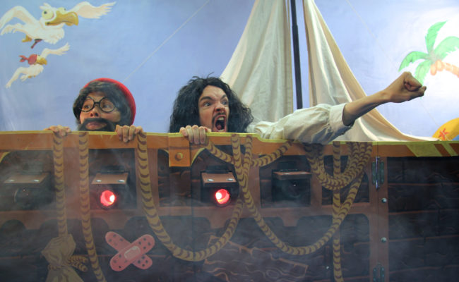 Ramon et Binocle, pirates, cie du dromadaire, spectacles pour enfants