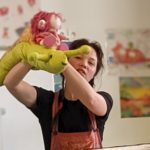 Biscotte et la boite de craquottes, spectacle petite enfance, tout-petits, compagnie du dromadaire